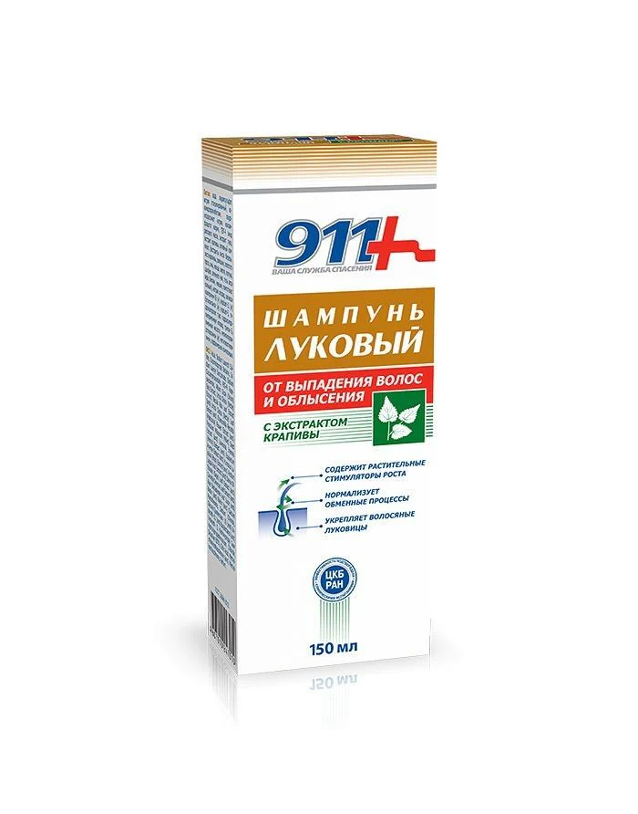 911 Onion Shampoo with Nettle Extract – 150 ml / 5.07 oz