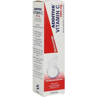 ADDITIVA® Vitamin C 1 g – 20 Effervescent Tablets - Image 2