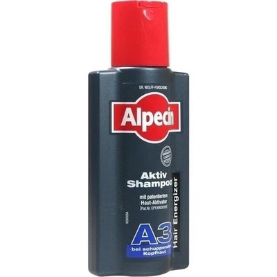 Alpecin Active Shampoo A3, 250 ml  Anti-Dandruff Shampoo for Flaky, Irritated & Sensitive Scalp