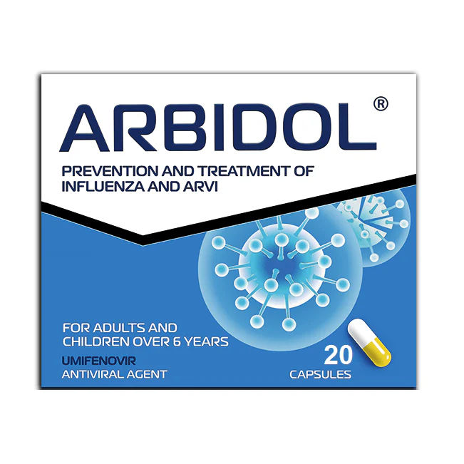 Arbidol 100 mg, 20 Capsules