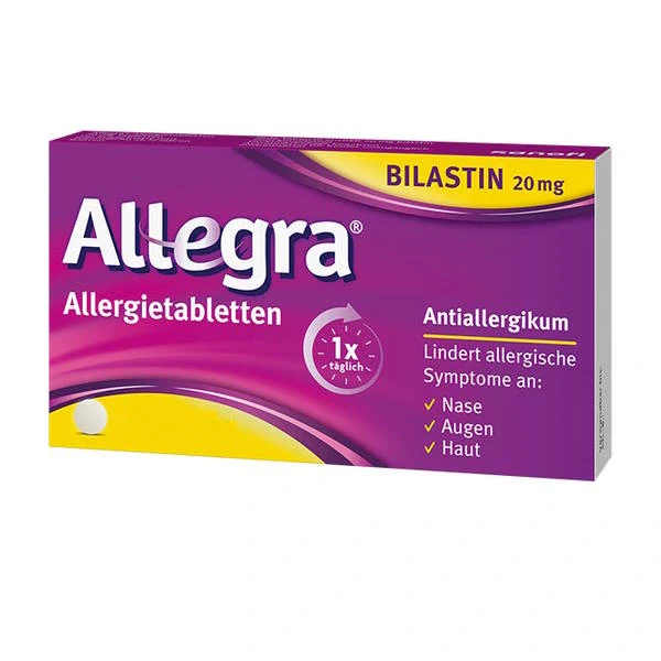 Bilastin 20 mg Allergy Tablets (Биластин 20 мг)