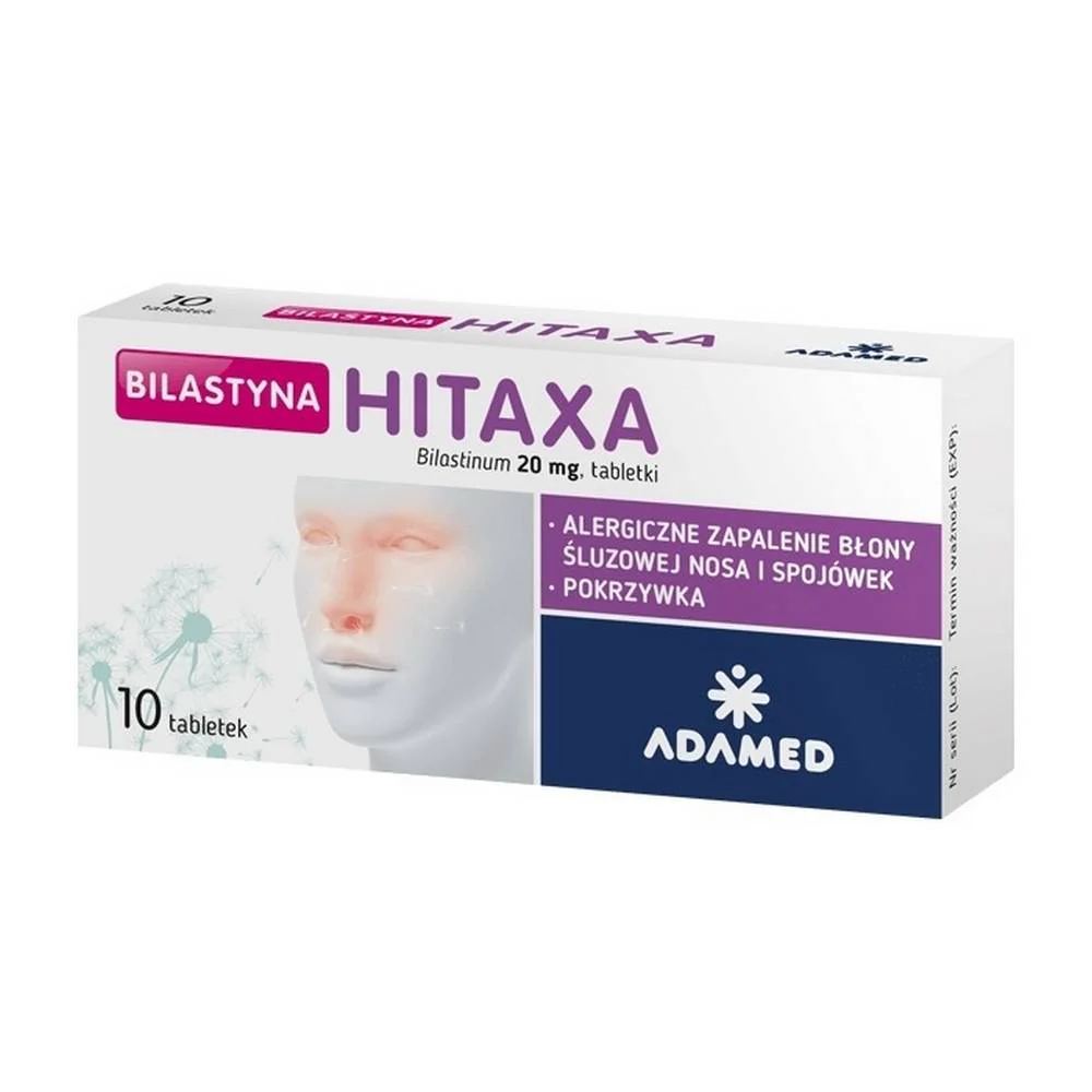 Bilastyna Hitaxa 20 mg, 10 Tablets