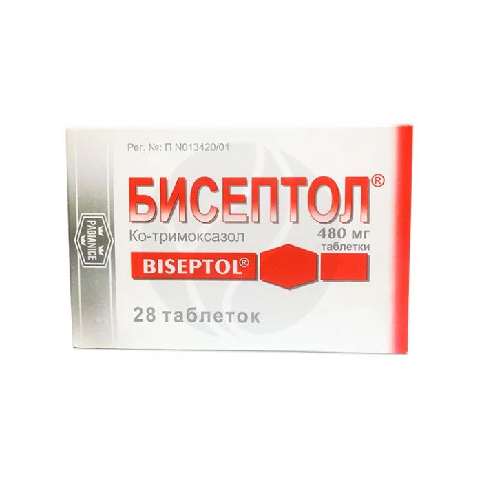 Biseptol 480mg tablets, 20-28 ct - Image 2