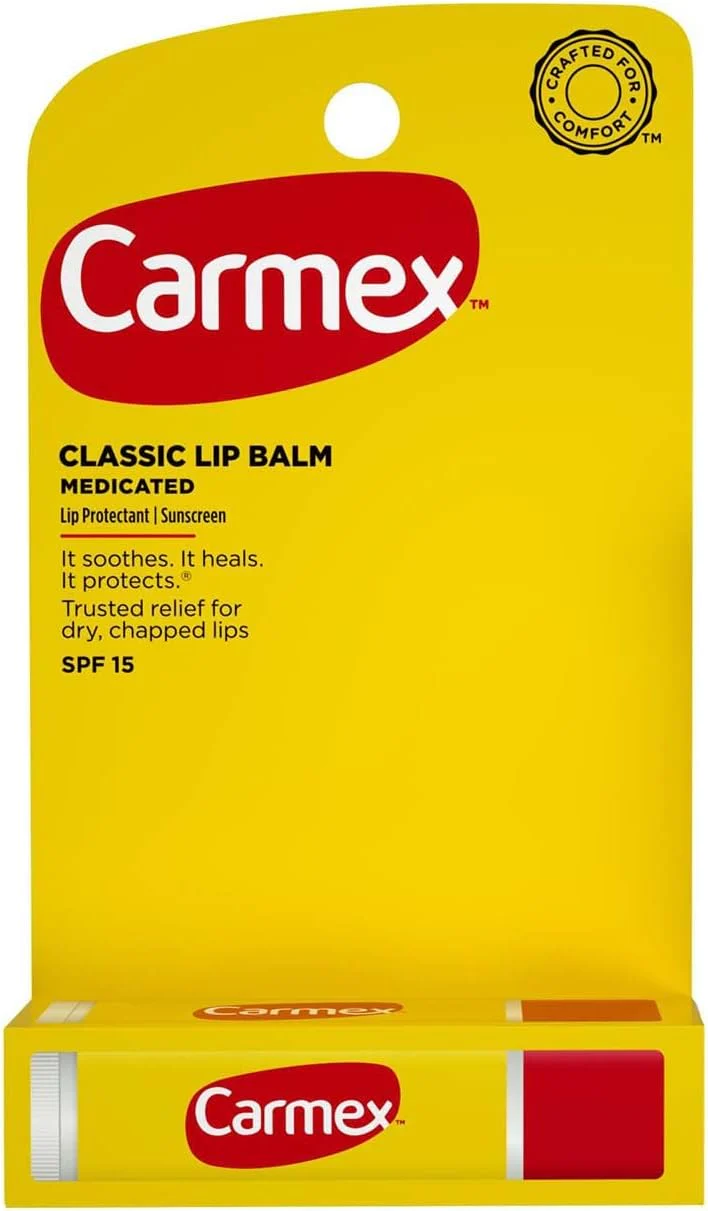 Carmex® Classic Lip Balm Medicated SPF 15 – 0.15 oz (4.25 g)