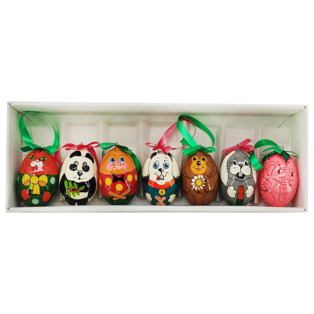 Christmas Tree Decoration. Set of Wooden Toys - Image 2