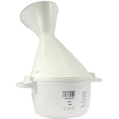 Classic 2-Piece Reusable Plastic Inhalation Device for Steam Therapy
