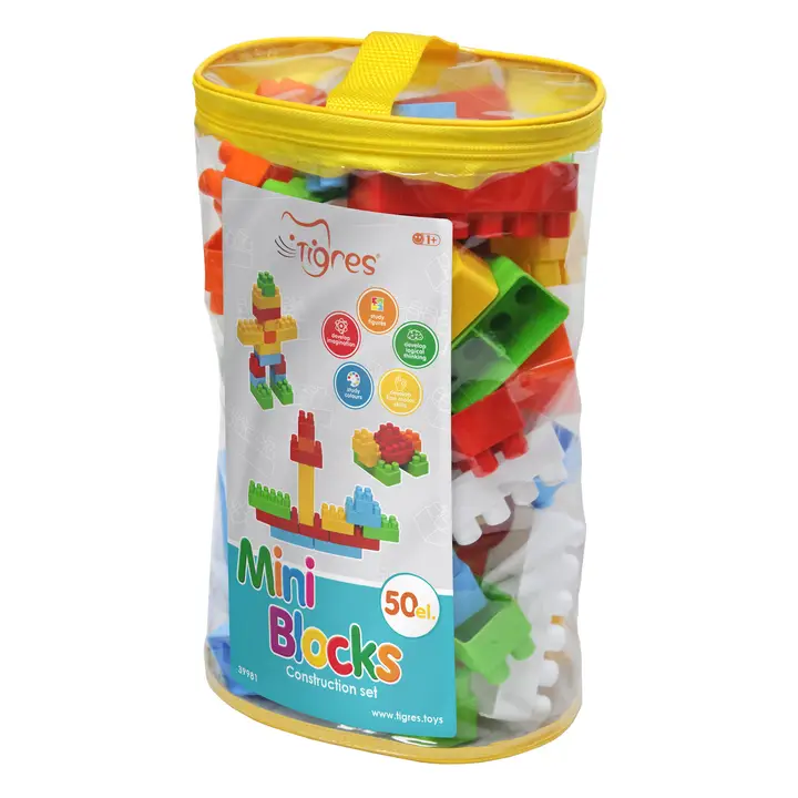 Construction Set "Mini Blocks" 50 el, Tigres - Image 2