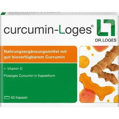 Curcumin-Loges Capsules, 60 ct High-Absorption Turmeric (Curcumin) for Joint, Inflammation & Digestive Support