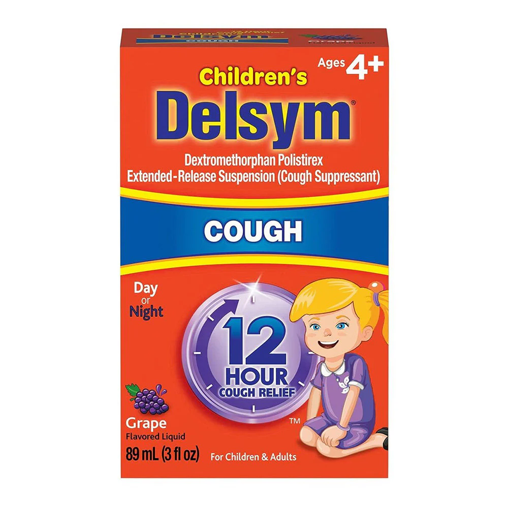 Delsym Children's 12 Hour Cough Relief – 89 mL (3 fl oz)