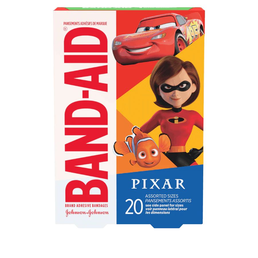 Band-Aid® Brand Adhesive Bandages – Assorted Sizes, 20 Count