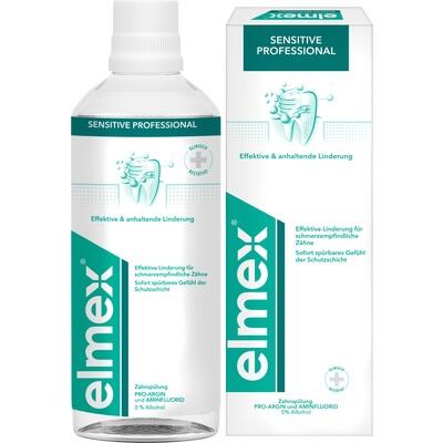 Elmex Sensitive Professional Mouthwash for Sensitive Teeth, Alcohol-Free, 400 mL