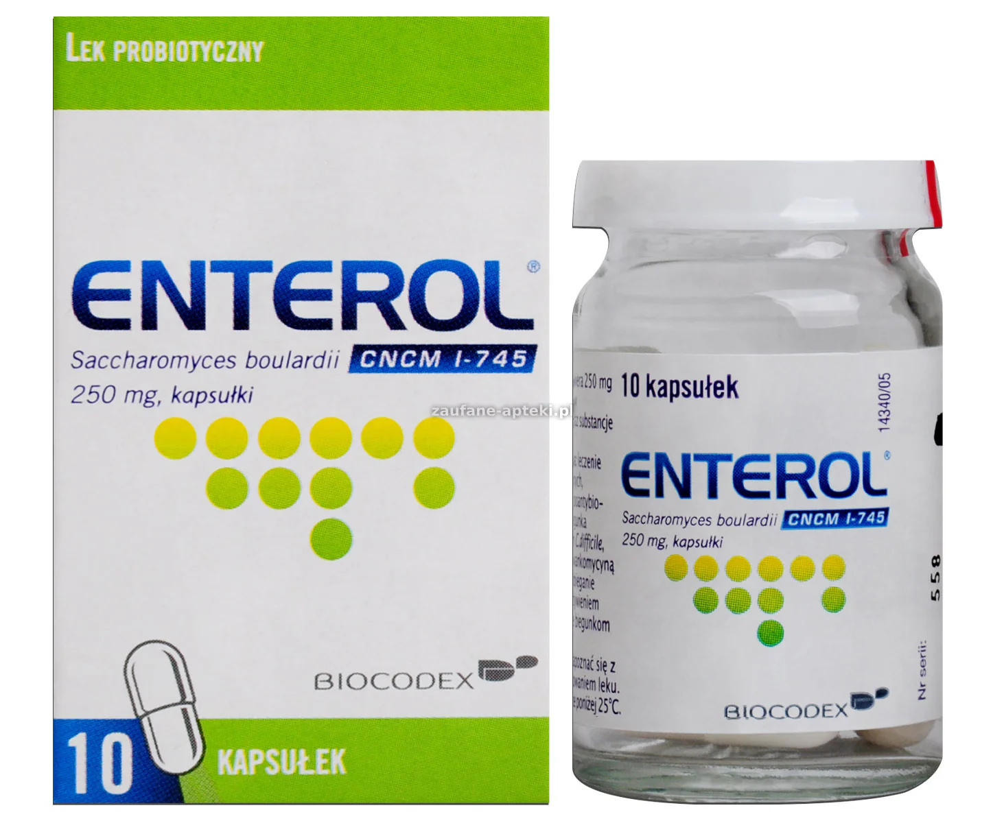 Enterol® / Perenterol® Forte 250 mg – 10–12 Capsules