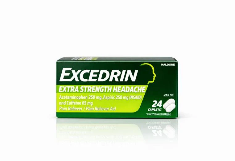 Excedrin® Migraine Pain Reliever – 24 Coated Caplets (Haleon) - Image 2