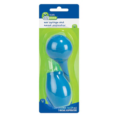 Ezy Dose Ear Syringe and Nasal Aspirator – 1 Ear Syringe (1 oz / 29 mL) & 1 Nasal Aspirator