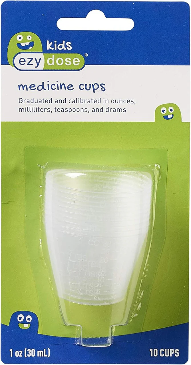 Ezy Dose Kids Medicine Cups for Liquid 1 oz (30 ml) – 10 Cups