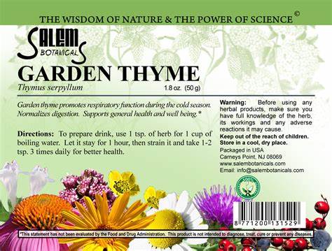 Garden Thyme Herb (Чабрец), 50 g