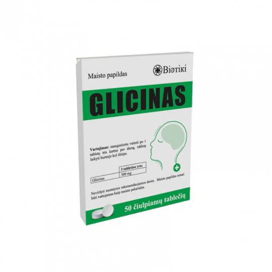 Glycine 100-300 mg Tablets, 50 ct - Image 3