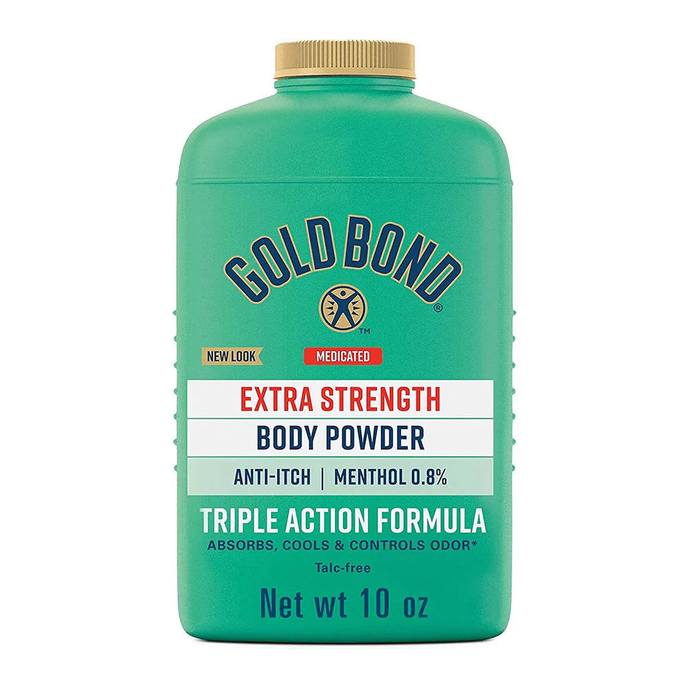Gold Bond Medicated Talc-Free Extra Strength Body Powder – 10 oz (283 g)