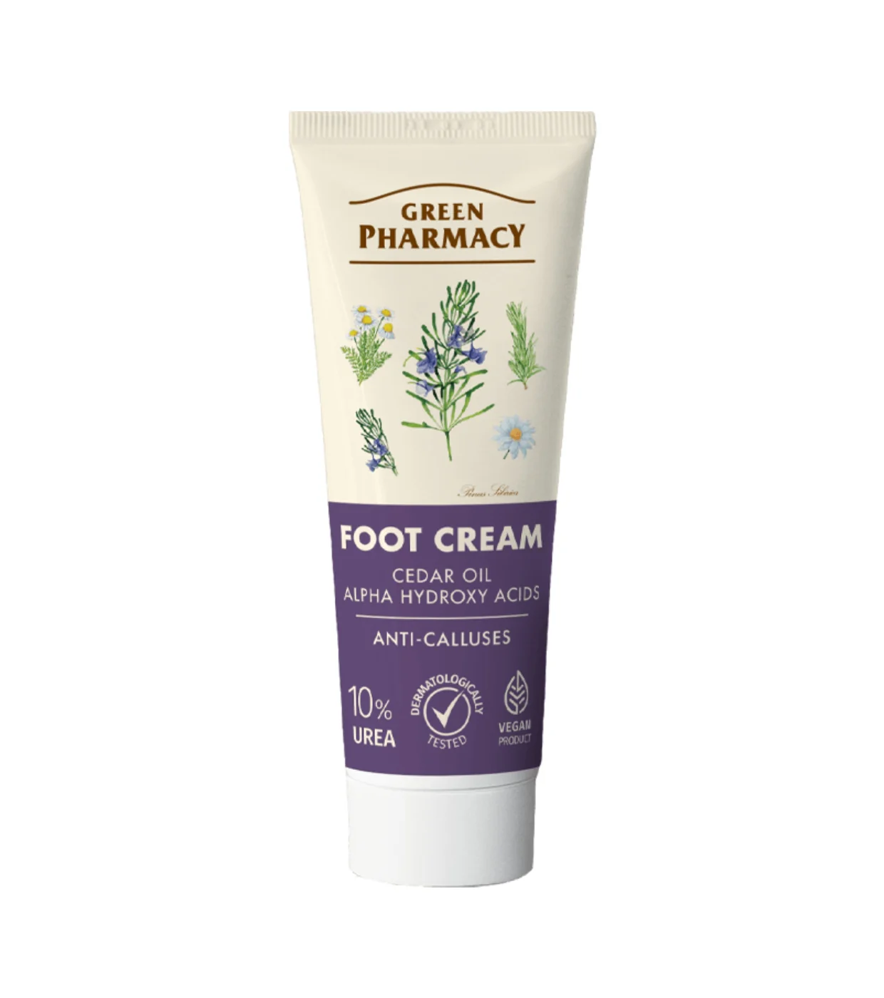 Green Pharmacy Foot Cream Against Corns & Calluses – 75 ml