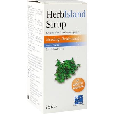 HERBISLAND® Syrup 150 mL | Icelandic Moss for Dry Cough, Hoarseness & Sore Throat