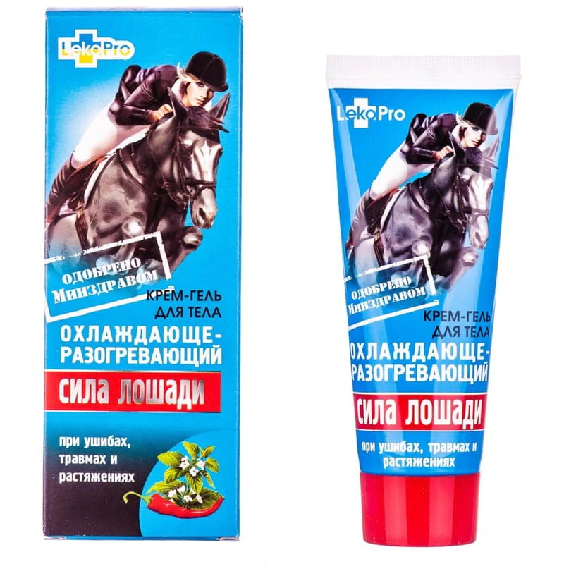 Horse Power Cooling-warming Body Cream-Gel, 75 ml
