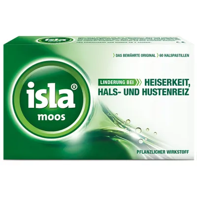 Isla Moos Pastilles – Throat Lozenges (30–60 ct)