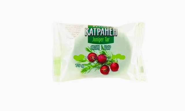 Juniper Tar Soap – Herbal Cleansing Bar, 75 g
