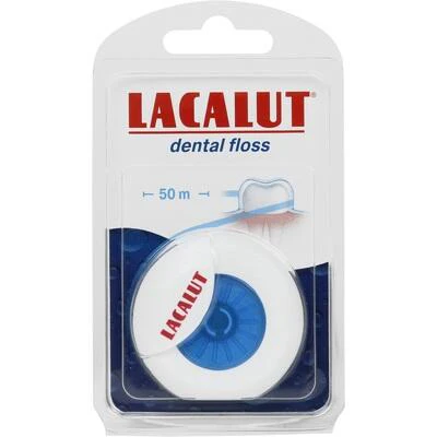 Lacalut Dental Floss, 50 m  Dental Floss for Interdental Cleaning & Gum Care