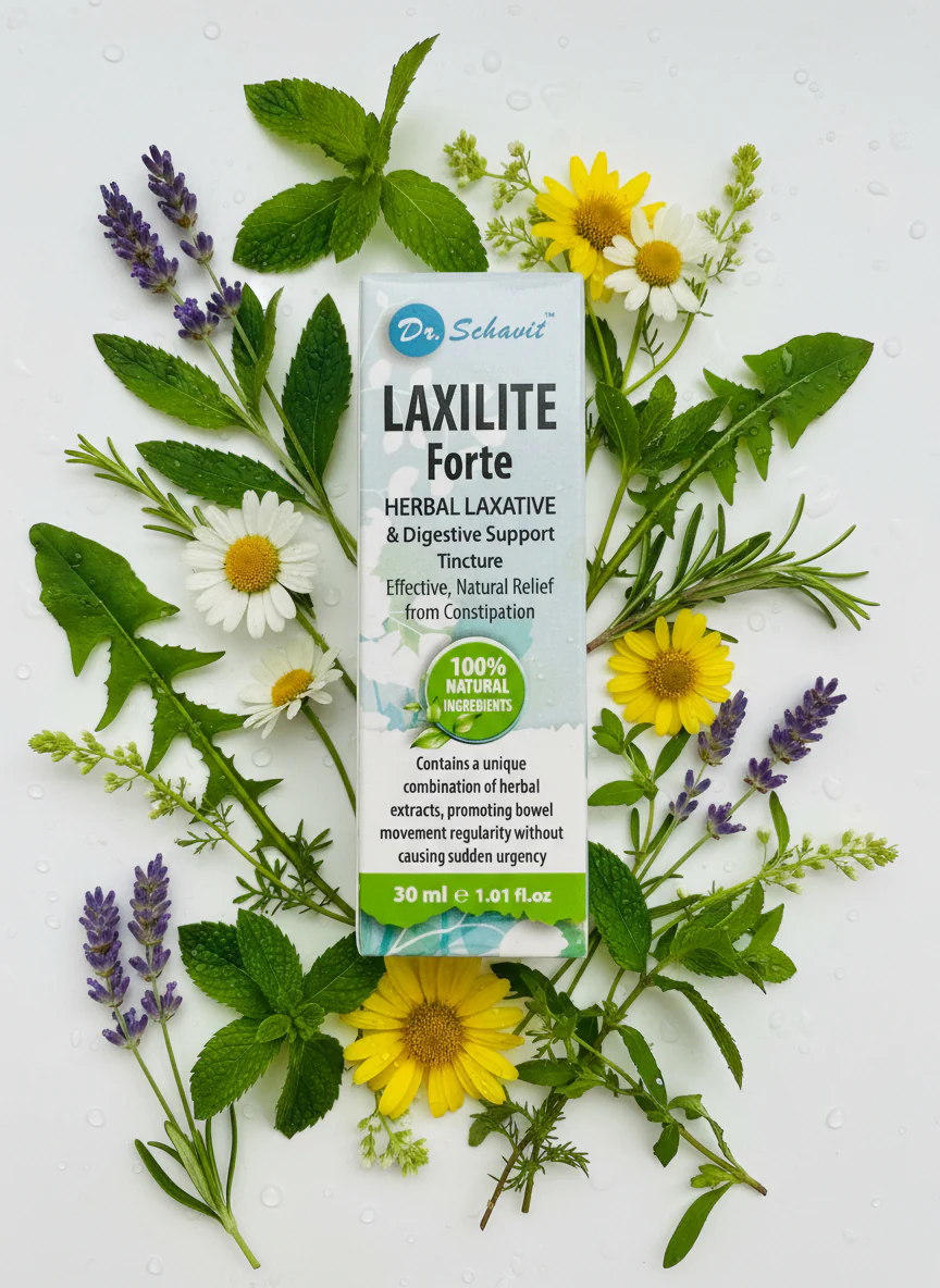 Laxilite Forte Herbal Laxative – Dr. Schavit, 30 ml