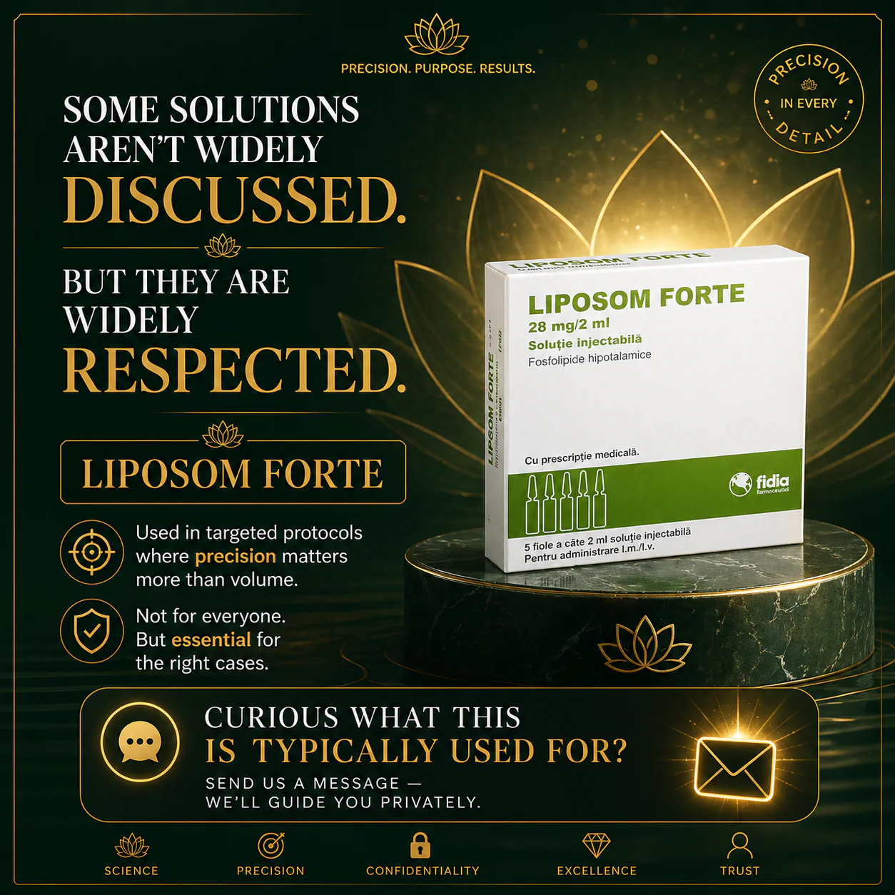 Liposom Forte 28 mg/2 ml, 5 × 2 ml Vials  Hypothalamic Phospholipid Injection | Neuro-Metabolic and Hepatic Support - Image 2