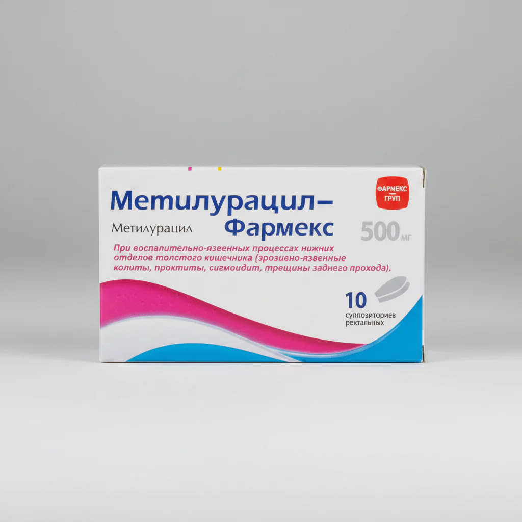 Methyluracil Suppositories – 10 ct
