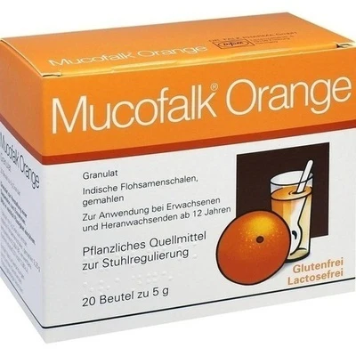 Mucofalk Granules for Constipation, IBS & Digestive Support – 20 Sachets