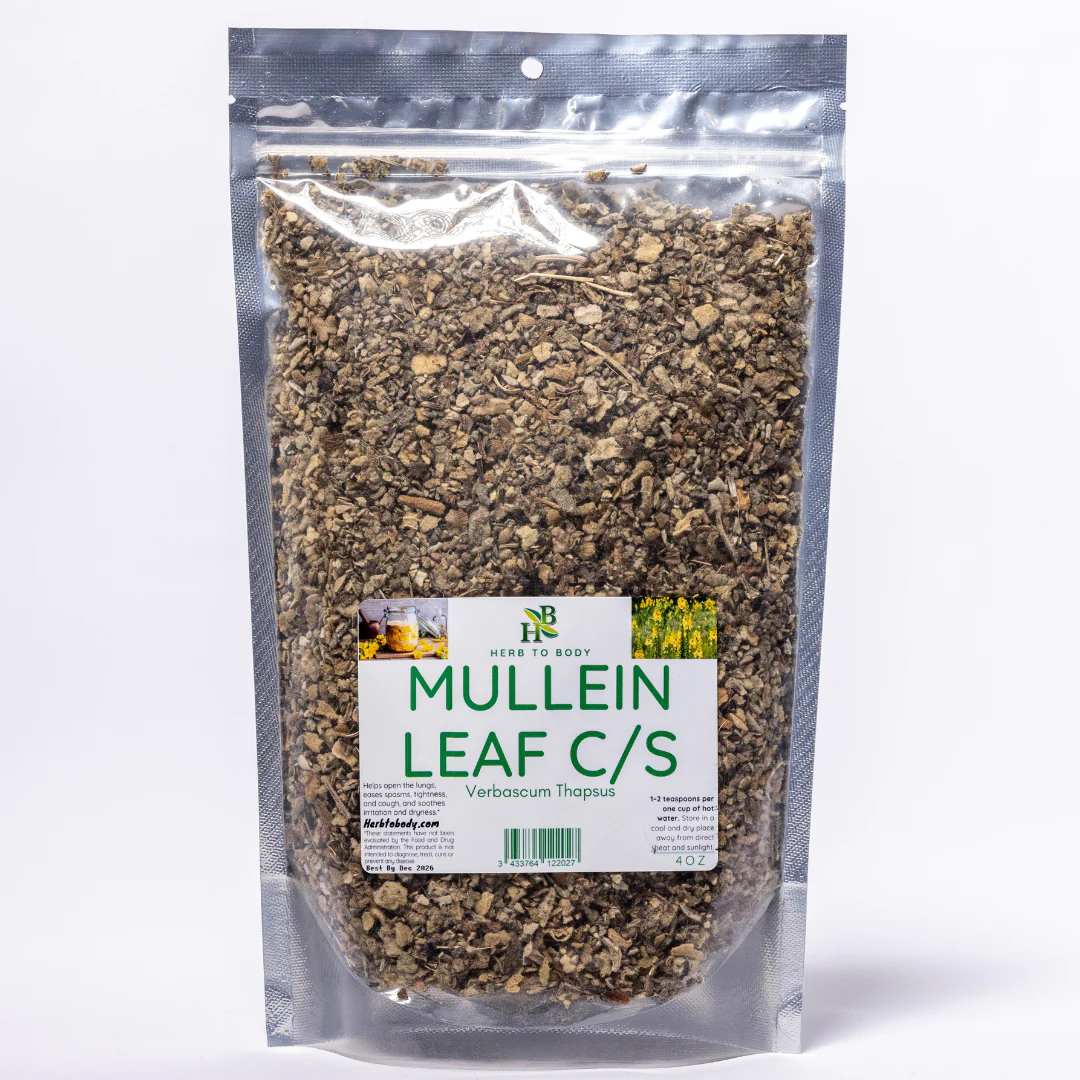 Mullein Leaf C/S – Dried Herbal Leaf, 113 g (коровяк лист)