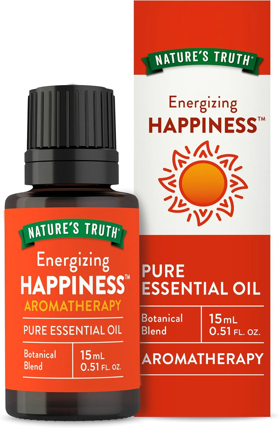 Nature's Truth Energizing Happiness Pure Essential Oil – 15 mL