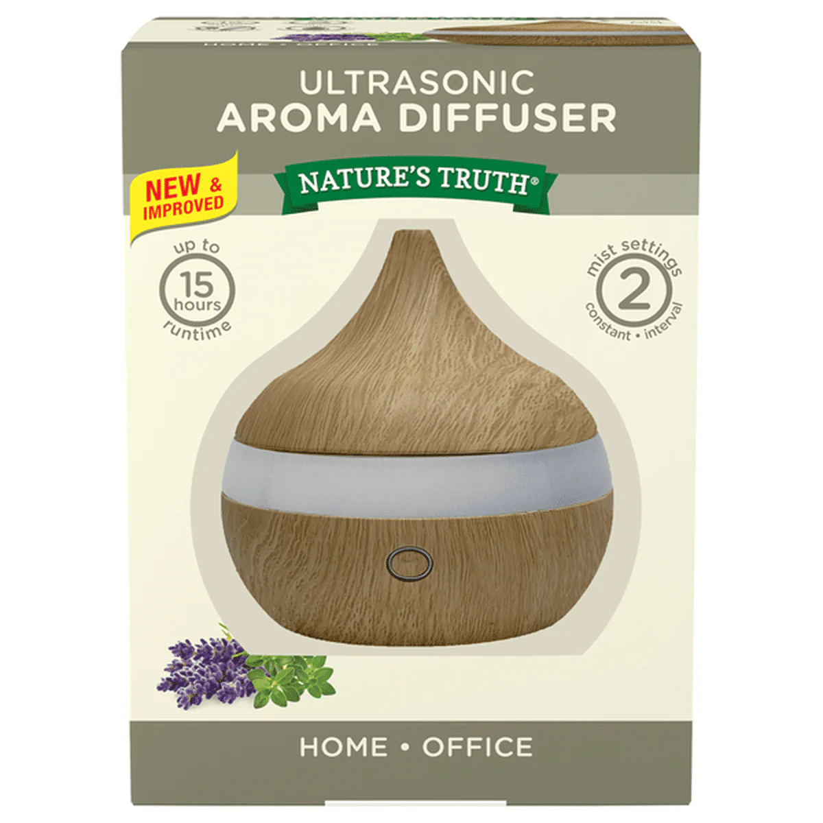 Nature's Truth Ultrasonic Aroma Diffuser – 1 Each