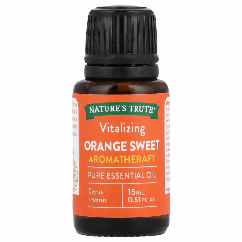Nature's Truth Vitalizing Orange Sweet Pure Essential Oil – 15 mL