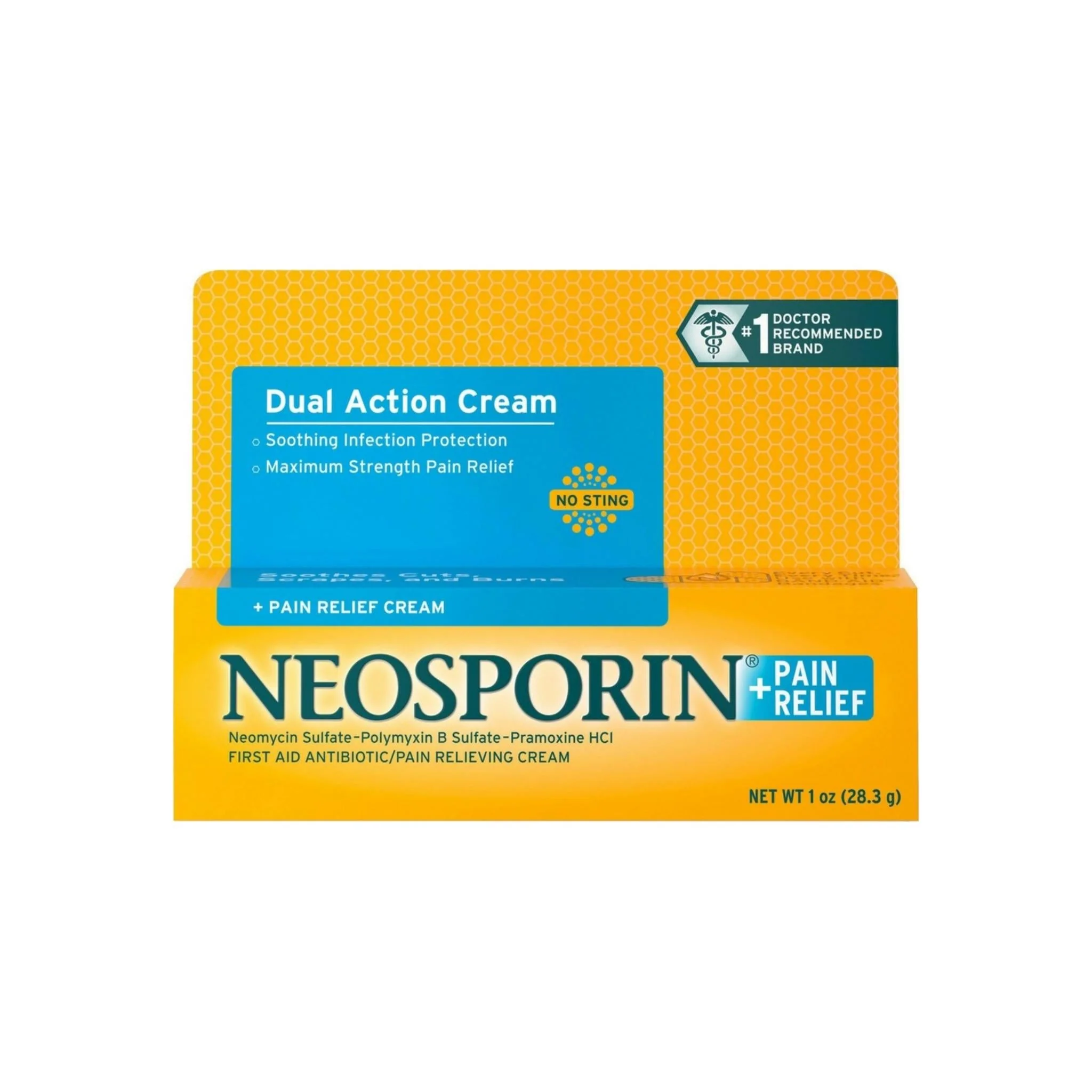 Neosporin + Pain Relief Cream Maximum Strength – 1 oz (28.3 g)