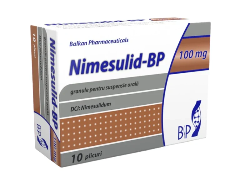 Nimesulide 100 mg Sachets, 10 ct  NSAID Powder Sachets for Pain, Inflammation & Fever Relief