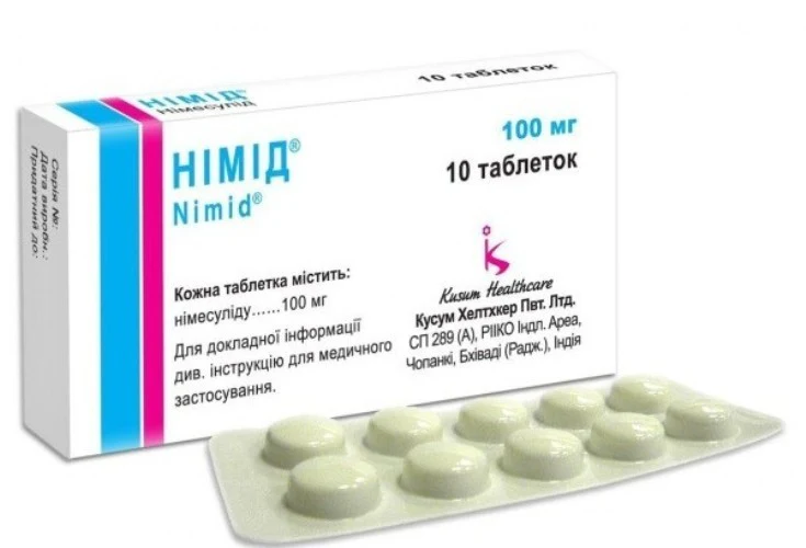 Nimesulide 100 mg tabs, 10 - 20 - 30 ct - Image 2