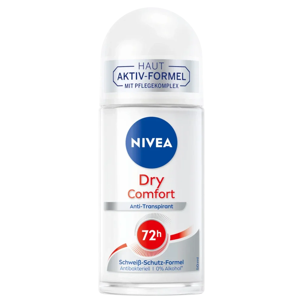 Nivea Roll-On Deodorant, 50 ml  Daily Antiperspirant Roll-On for Freshness & Odor Protection