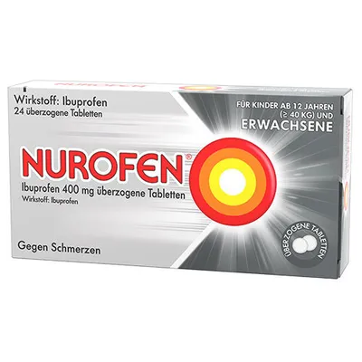 NUROFEN® Ibuprofen 400 mg – 24–48 Tablets