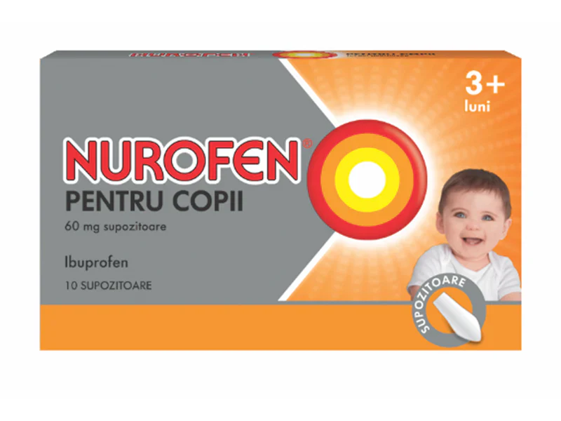 Nurofen Junior 60 mg Suppositories – 10 ct