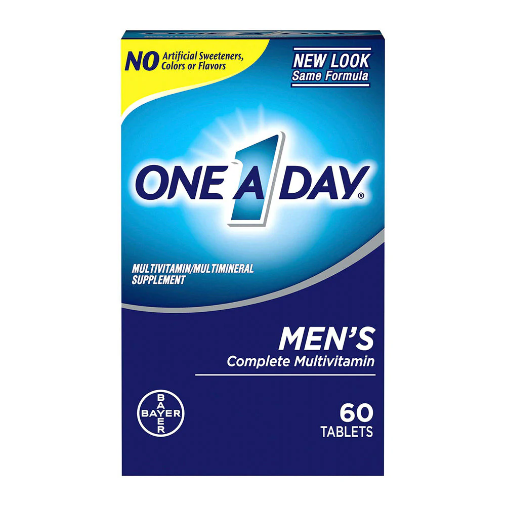 One A Day Men's Complete Multivitamin – 60 Tablets