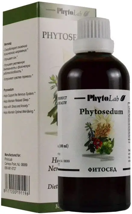 PhytoLab Phytosedum – Nervous System Support Drops, 100 ml
