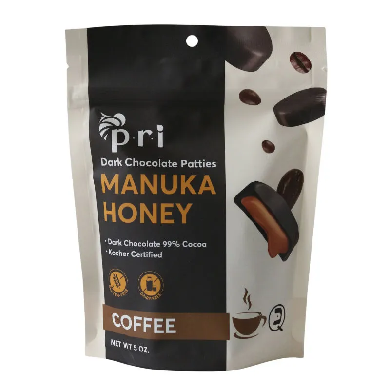 PRI Manuka Honey Coffee Chocolate Patties – 5 Oz - Image 4