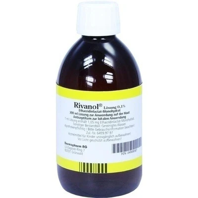 Rivanol Solution 0.1%, 100-300 ml