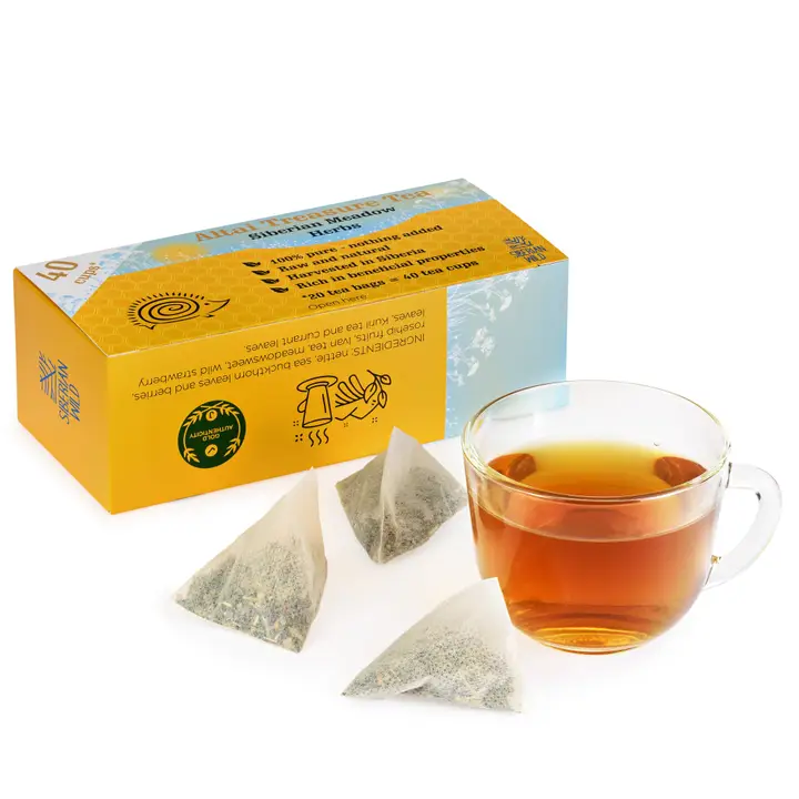 Siberian Wild Altai Treasure Tea - 20 Large Tea Bags Siberian Meadow Herbs - Image 2