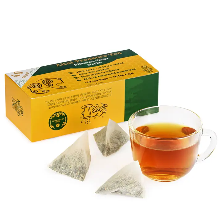 Siberian Wild Altai Treasure Tea - 20 Large Tea Bags Siberian Taiga Wellness Herbs - Image 2