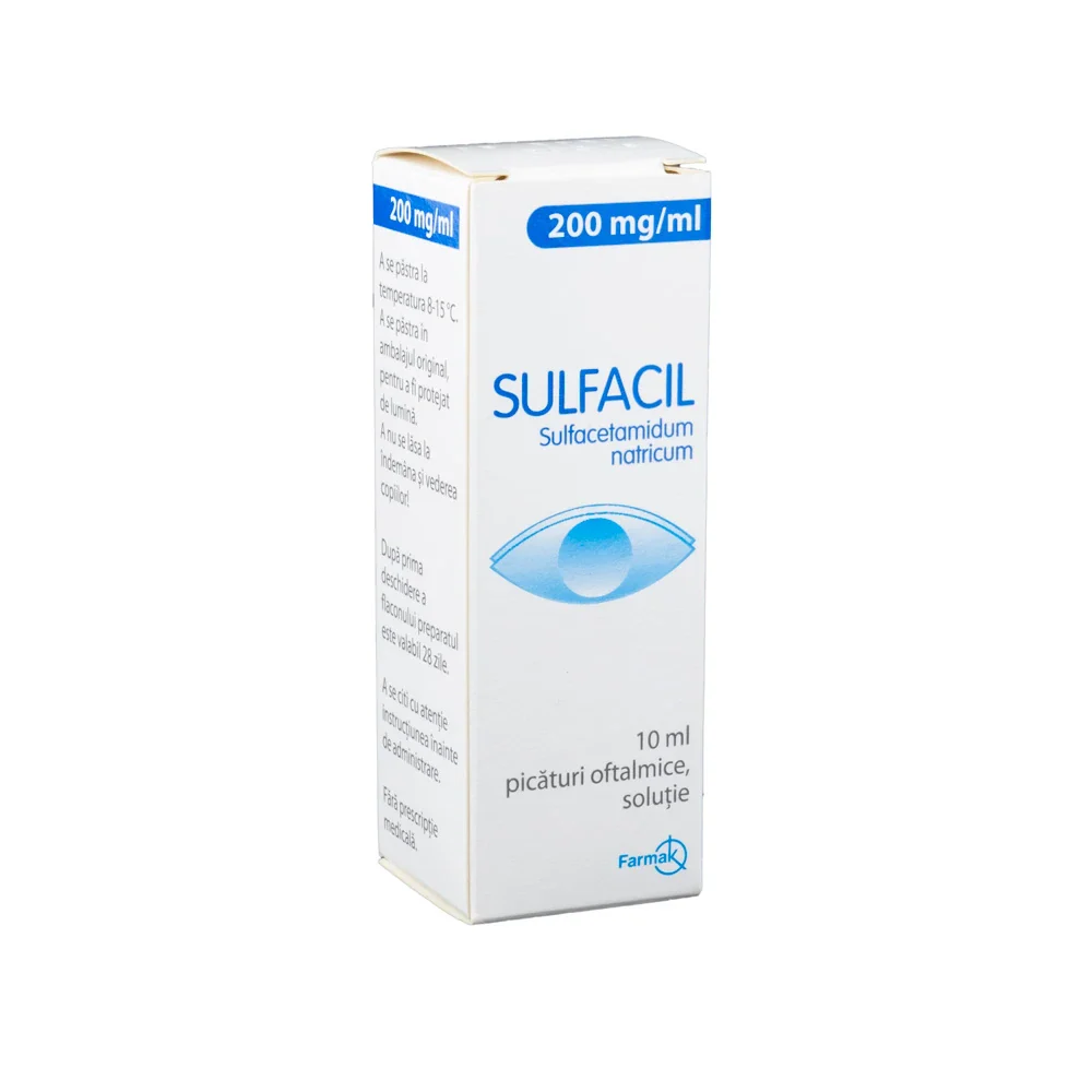 Sulfacyl Sodium 20% Ophthalmic Drops, 10 mL
