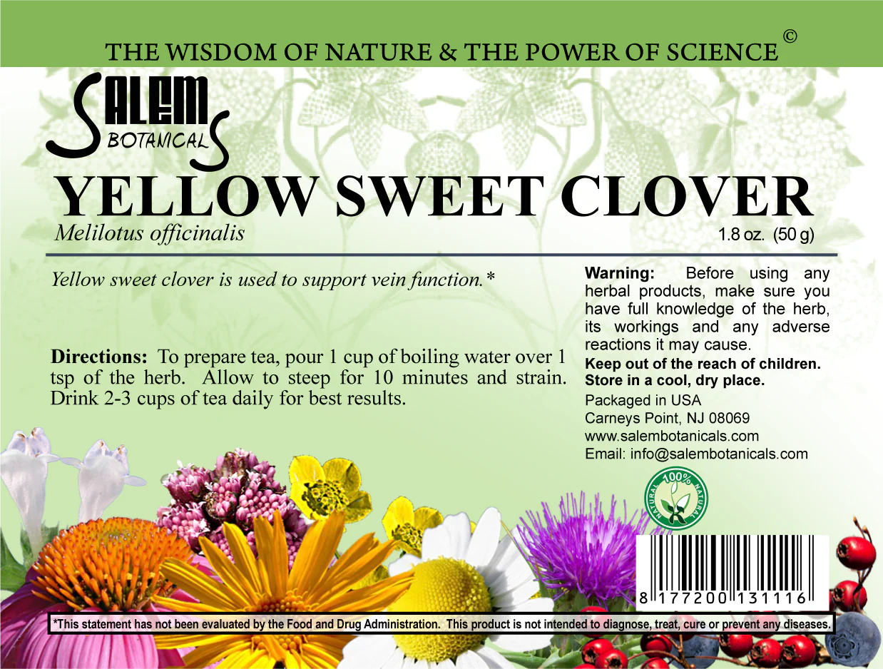 Sweet Clover Herb (Yellow Melilot) – Dried Herbal Cut, 50 g (Донник)
